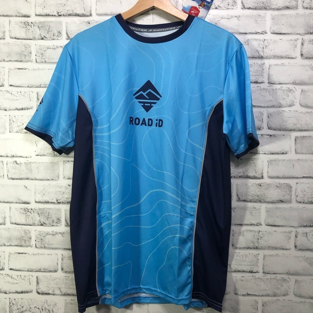 Headsweats Gear Men’s Road ID Short Sleeve Performance Tee Medium NWT - Picture 3 of 8